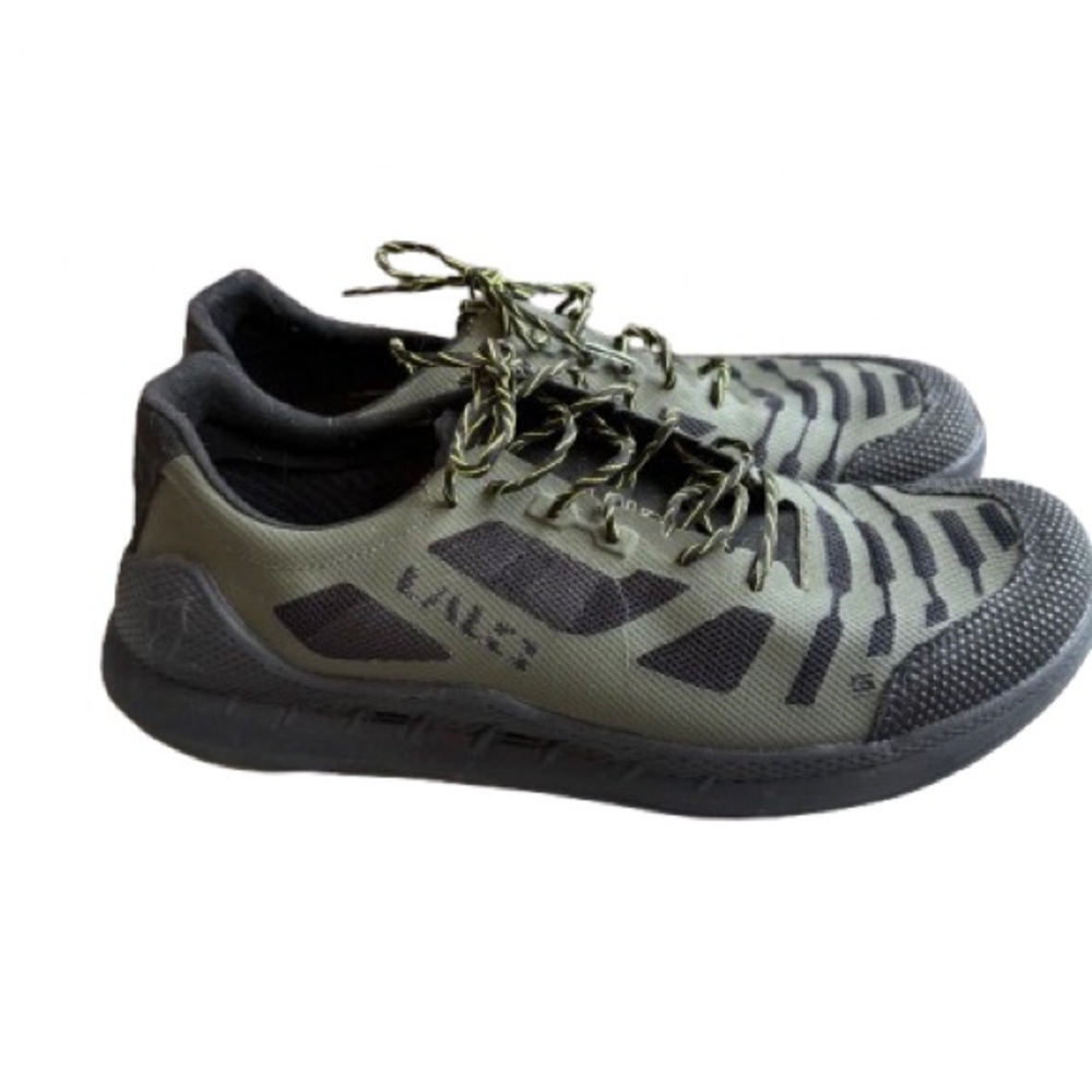 Black and Olive Athletic Shoes